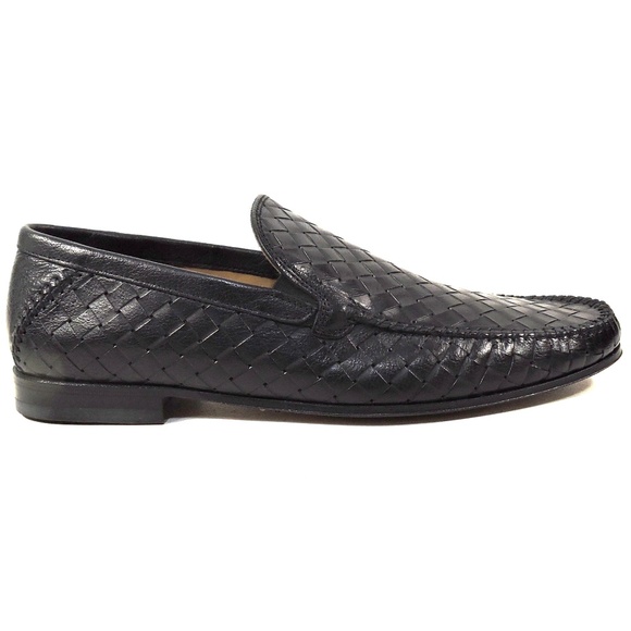 ALBERTO CICCIOLI ?? MEN\'S BLACK SOFT LEATHER COMFORT SUMMER LOAFERS